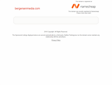 Tablet Screenshot of bergersenmedia.com